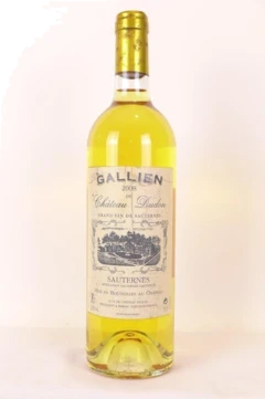 photo 2008 Sauternes Gallien de Château Dudon Liquoreux Bordeaux