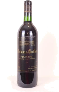photo 1990 Fronsac Château du Carillon Rouge Bordeaux