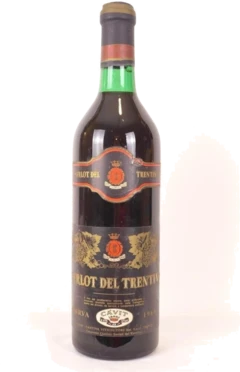photo 1968 Merlot des Trentino Cavit Riserva Rouge Trentino Italie