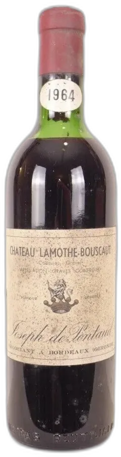 photo 1964 Graves Château Lamothe-Bouscaut Rouge Bordeaux