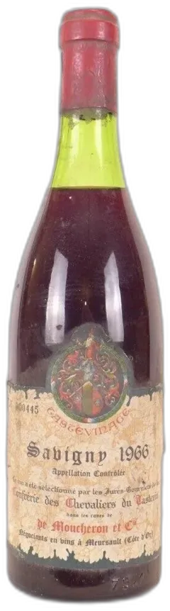 photo 1966 Savigny les Beaune de Moucheron Tastevinage Rouge Bourgogne
