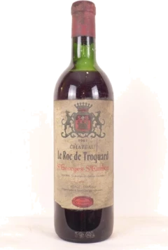 photo 1961 Saint-Georges Saint-Émilion Château le Roc de Troquard Rouge Bordeaux