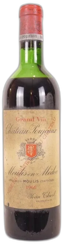 photo 1966 Moulis Château Poujeaux Rouge Bordeaux