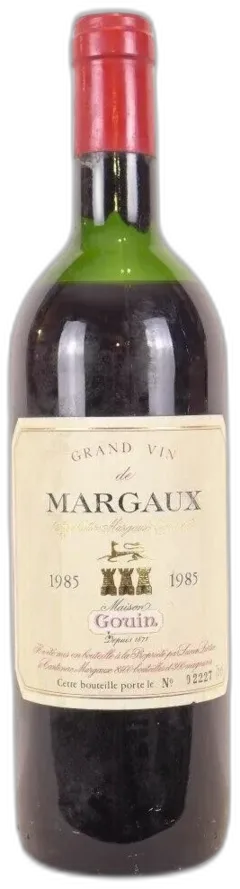 photo 1985 Margaux Gouin Lucien Lurton Niveau Bas) Rouge Bordeaux