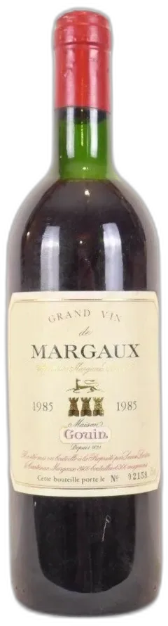 photo 1985 Margaux Gouin Lucien Lurton Rouge Bordeaux