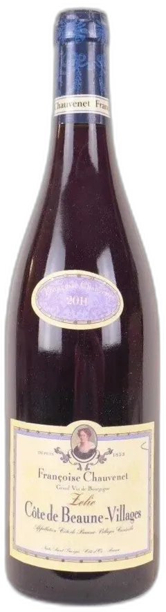 photo du vin 2011 Côte de Beaune Village Françoise Chauvenet Rouge Bourgogne