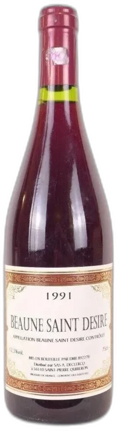 photo du vin 1991 Beaune Saint-Désiré Emb Rouge Bourgogne