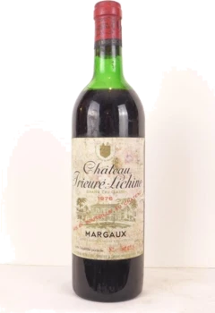 photo 1976 Margaux Château Prieuré-Lichine Grand Cru Classé Rouge Bordeaux