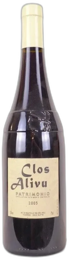 photo 2005 Patrimonio Clos Alivu Éric Poli Rouge Corse
