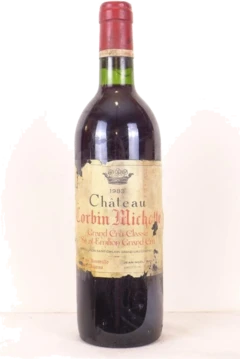 photo 1983 Saint-Émilion Château Corbin Michotte Grand Cru Classé Étiquette Fragile) Rouge Bordeaux