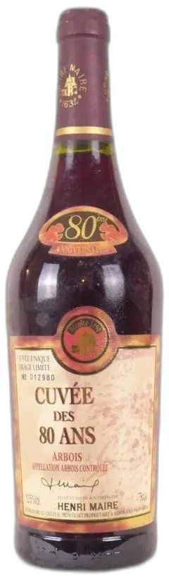photo 1990 Arbois Henri Maire Cuvée des 80 Ans Rouge Jura