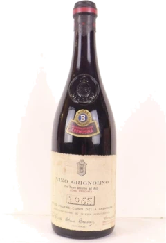 photo 1965 Nizza Bersano Riserva Speciale Cremosina Rouge Piémont Italie