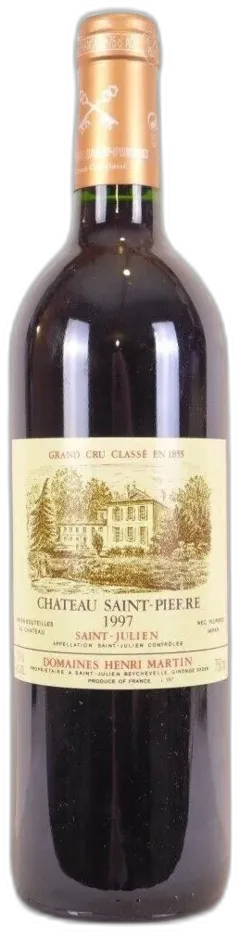photo 1997 Saint-Julien Château Saint-Pierre Grand Cru Classé Rouge Bordeaux