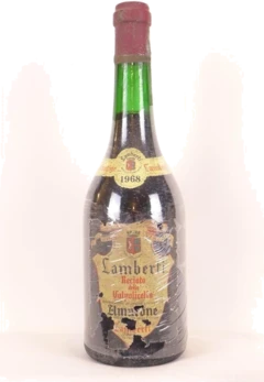 photo 1968 Amarone Recioto Della Valpolicella Lamberti Étiquette Abîmée) Rouge Vénitie Italie