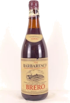photo 1969 Barbaresco Brero Rouge Piémont Italie