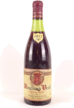 photo 1977 Moulin à Vent Régis Brillard Rouge Beaujolais