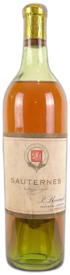 photo 1920 à 1940 Sauternes Skawinski Non Millésimé Années 1920 à 1940 Liquoreux Bordeaux