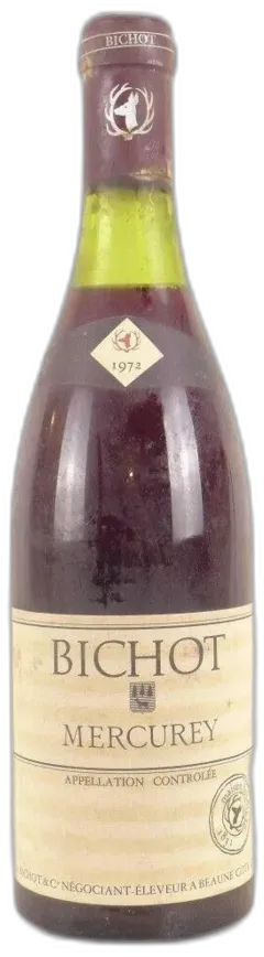 photo 1972 Mercurey Albert Bichot Capsule Abîmée) Rouge Bourgogne