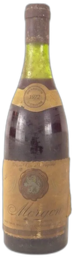 photos du vin 1972 Morgon Gérard Pavier Rouge Beaujolais