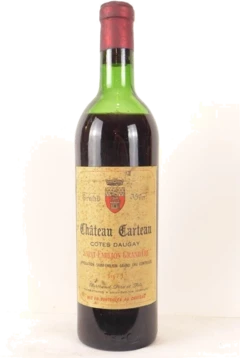 photo 1971 Saint-Émilion Château Carteau Côtes Daugay Grand Cru Rouge Bordeaux