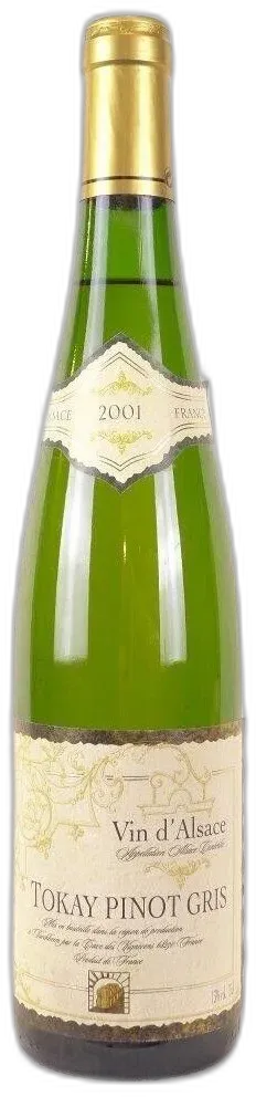 photo 2001 Pinot Gris Cave des Vignerons Turckheim Blanc Alsace