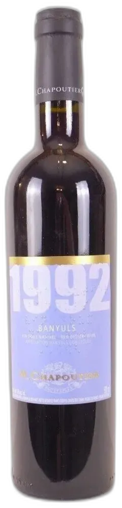 photo 1992 Banyuls Chapoutier vd Rouge Roussillon