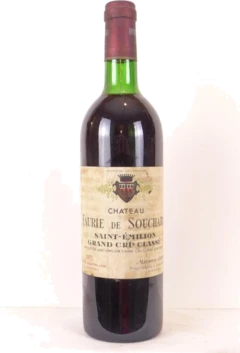 photo 1973 Saint-Émilion Château Faurie de Souchard Grand Cru Classé Rouge Bordeaux