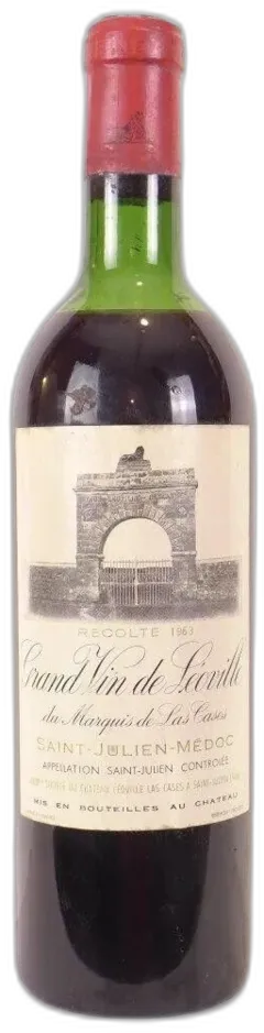 photo 1963 Saint-Julien Grand Vin de Léoville du Marquis de Las-Cases Grand Cru Classé Rouge Bordeaux