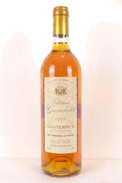 photo 1999 Sauternes Château Guimbalet Liquoreux Bordeaux