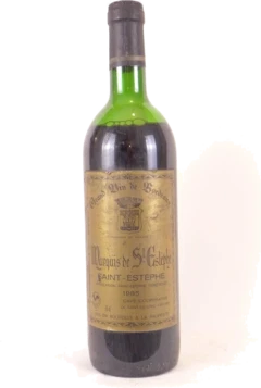 photo 1985 Saint-Estèphe Marquis de Saint-Estèphe Niveau Bas) Rouge Bordeaux