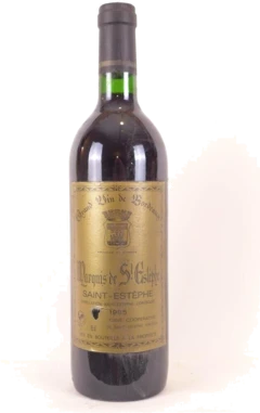 photo 1985 Saint-Estèphe Marquis de Saint-Estèphe Rouge Bordeaux