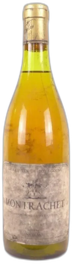 photo 1975 Montrachet Nicolas Grand Cru Blanc Bourgogne