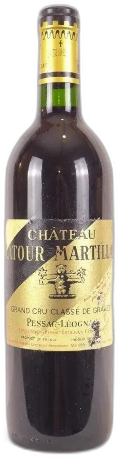 photo 1992 Pessac-Léognan Château Latour Martillac Grand Cru Classé Étiquette Usée) Rouge Bordeaux