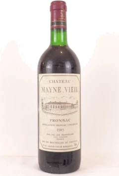 photo 1985 Fronsac Château Mayne-Vieil Rouge Bordeaux
