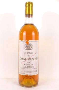 photo 1979 Sauternes Château de Rayne Vigneau Grand Cru Classé Liquoreux Bordeaux