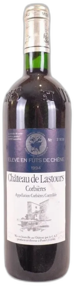 photo 1994 Corbières Château de Lastours Fut de Chêne Rouge Languedoc