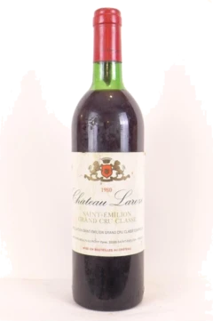 photo 1980 Saint-Émilion Château Laroze Grand Cru Classé Rouge Bordeaux