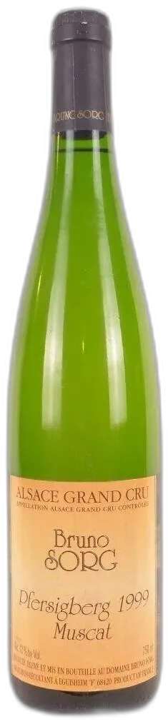 photo 1999 Muscat Bruno Sorg Grand Cru Pfersigberg Blanc Alsace