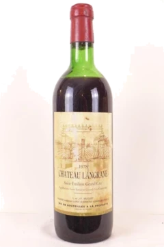 photo 1978 Saint-Émilion Château Langrane Grand Cru Rouge Bordeaux