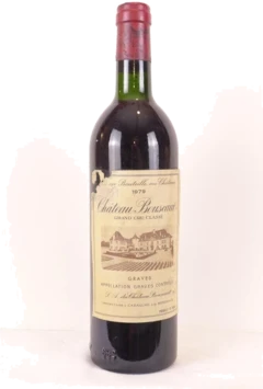 photo 1979 Pessac-Léognan Château Bouscaut Grand Cru Classé Accro Étiquette) Rouge Bordeaux