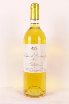 photo 1993 Sauternes Château Guiteronde du Hayot Liquoreux Bordeaux
