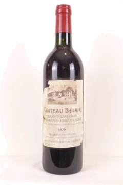 photo 1979 Saint-Émilion Château Belair Premier Grand Cru Classé Rouge Bordeaux
