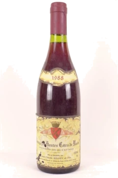 photo 1988 Hautes Côtes de Nuits Bouhey Étiquette Abîmée) Rouge Bourgogne