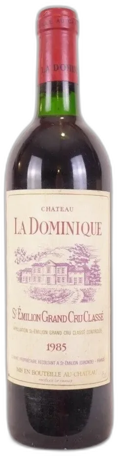 photo 1985 Saint-Émilion Château la Dominique Grand Cru Classé Rouge Bordeaux