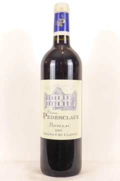 photo 2007 Pauillac Château Pédesclaux Grand Cru Classé Rouge Bordeaux