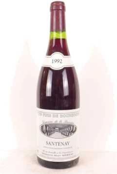 photo 1992 Santenay Domaine Jean Moreau Rouge Bourgogne