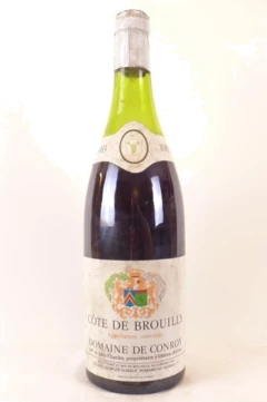 photo 1983 Côte de Brouilly Domaine de Conroy Georges Duboeuf Rouge Beaujolais