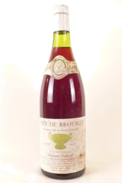 photo 1981 Côte de Brouilly Georges Duboeuf la Coupe Diriet Collerette Usée) Rouge Beaujolais