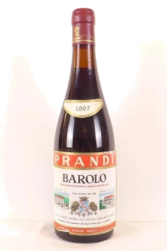 photo 1967 Barolo Prandi Rouge Piémont Italie
