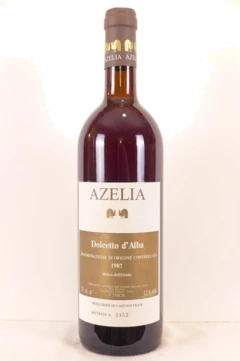 photo 1987 Dolcetto d’Alba Azella Rouge Piémont Italie